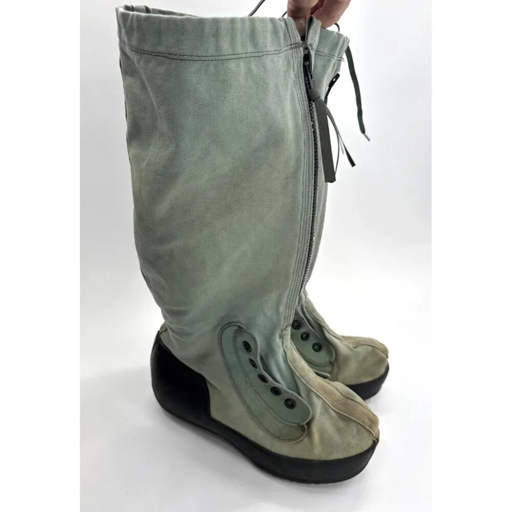 Vintage US Military N-1B Extreme Cold Weather Boots Mens MEDIUM Wool Liner